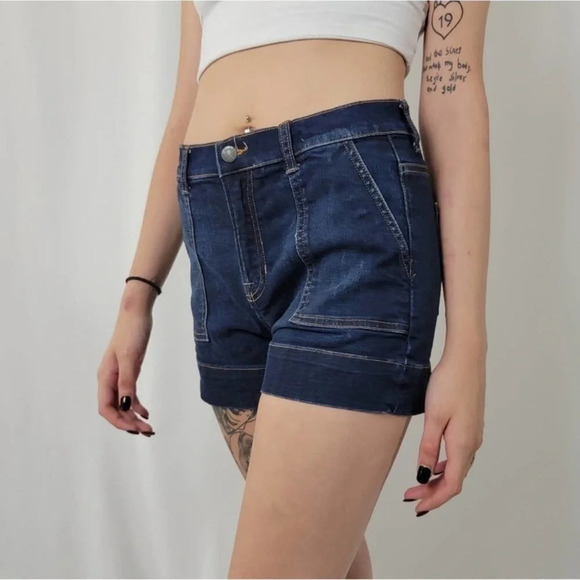 Harper High Rise Jean Shorts - Picture 9 of 9